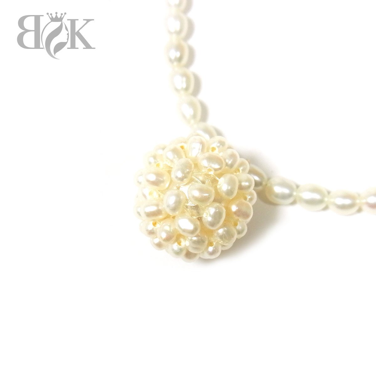 楽天市場】真珠 ペンダントトップ7mm K18イエローゴールド×パール 約