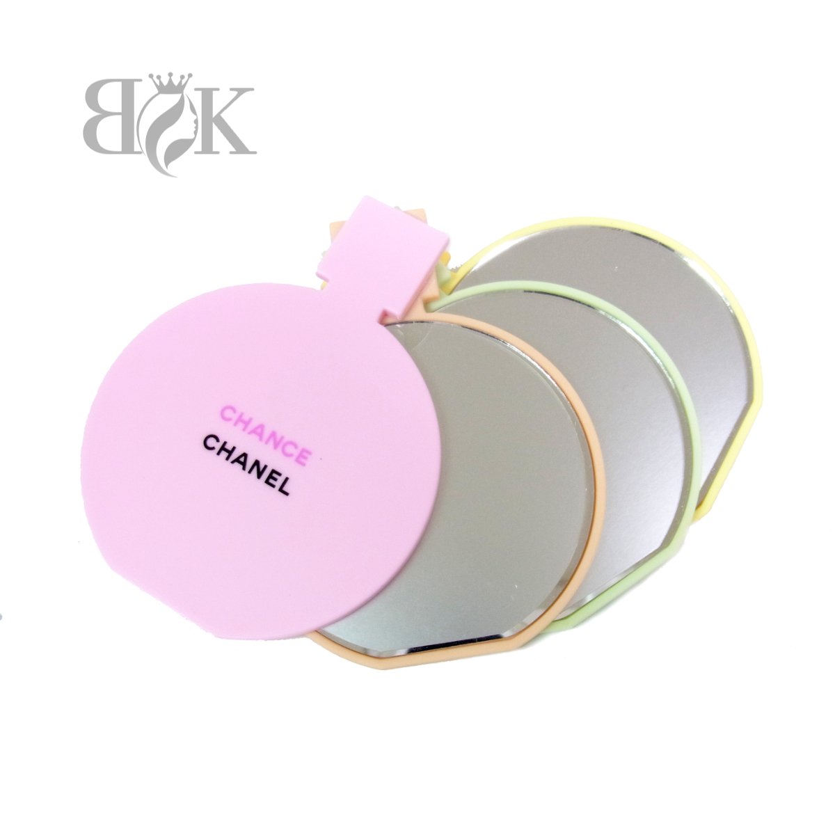 CHANEL ノベルティ　ミラーストラップ 非売品 CHANEL ダブルミラー ストラップ 鏡 キーホルダー
