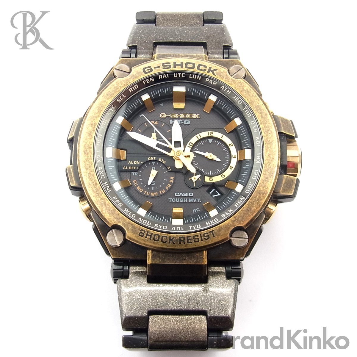 カシオ G-SHOCK 5369 MT-G-S1000BS ヴィンテージ加工モデル 世界500本限定 電波ソーラー 箱付き CASIO 稼働品 ∞【中古】|ブランド金庫 店