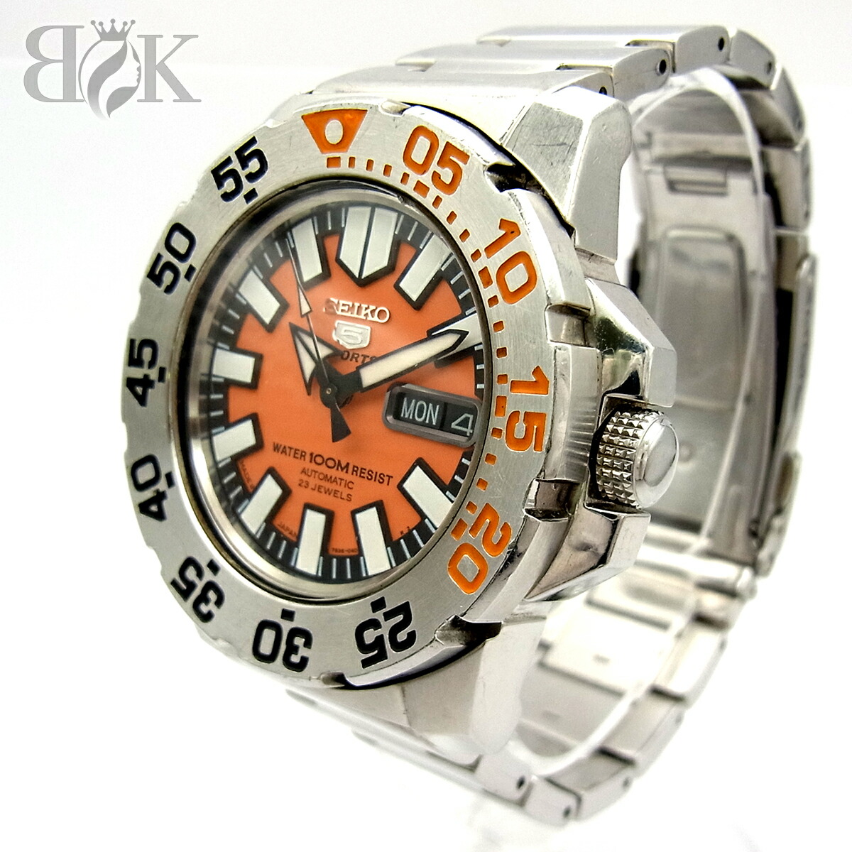 SEIKO 7S36-03C0 セイコー 腕時計 5スポーツSPORTS Seiko 5 Sports Men's Black Watch - 7S36-03C0 for sale online