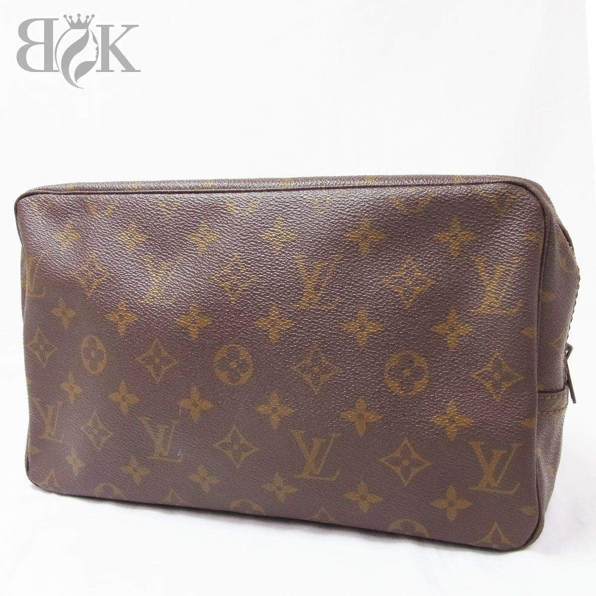 ルイヴィトン モノグラム トゥルーストワレット28 M47522 合切袋 二つ目御徒面子  LOUIS VUITTON ＋【中古】