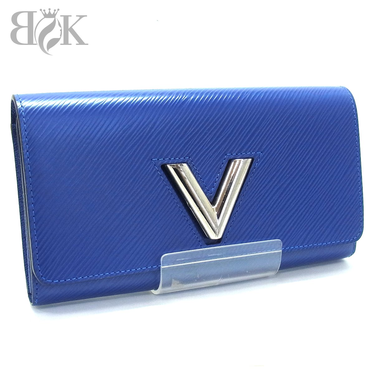 ルイヴィト エピ M41964 ポルトフォイユツイスト ブルーベリー二つ折り 長紙入れ  LOUIS VUITTON 中古 ＋【中古】