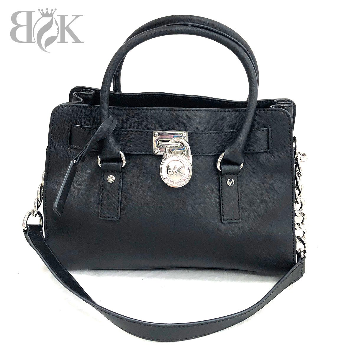 楽天市場】マイケルコース MICHAEL KORS バッグ シルバー レザーx金属