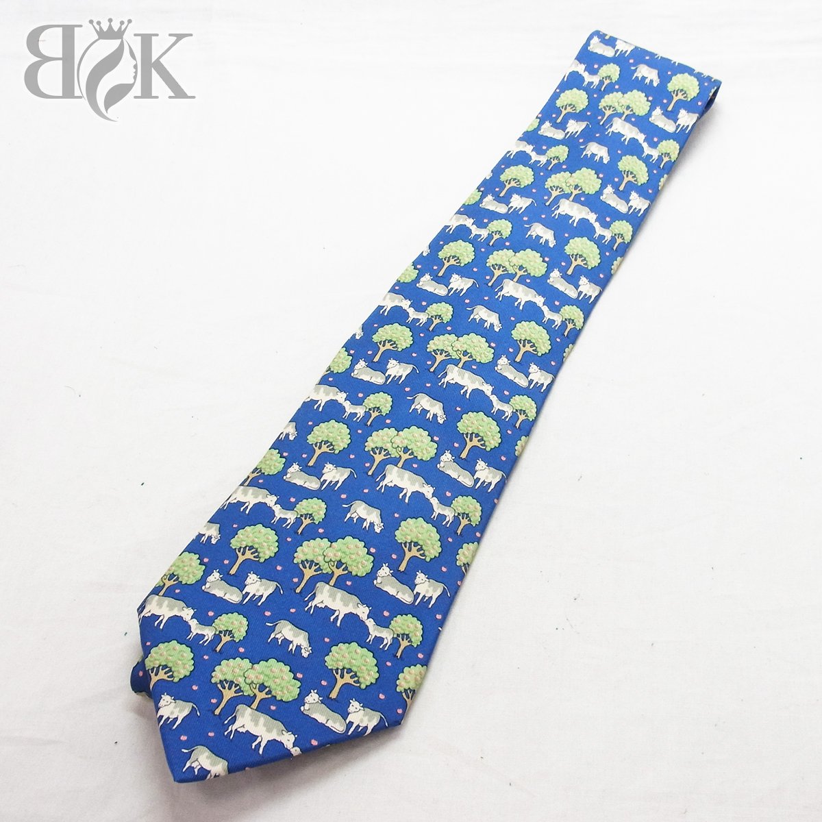 楽天市場】HERMES エルメス ネクタイ Hパズル シルク グリーン