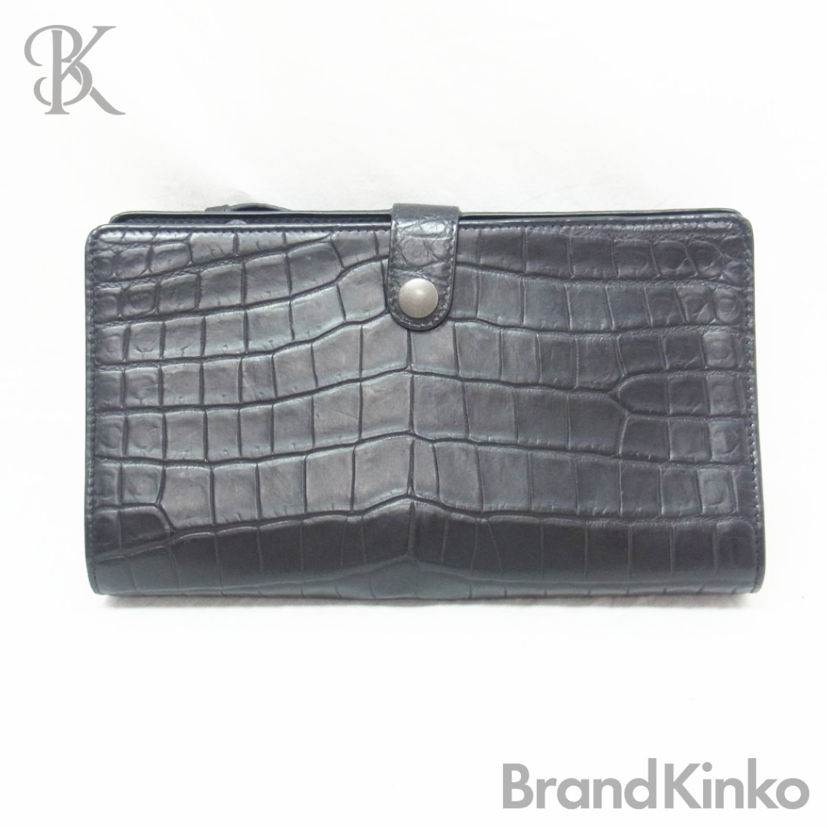 ボッテガヴェネタ イントレチャート セカンドバッグ オーガナイザー レザー ブラック BOTTEGA VENETA 中古 ＋【中古】｜ブランド金庫　店