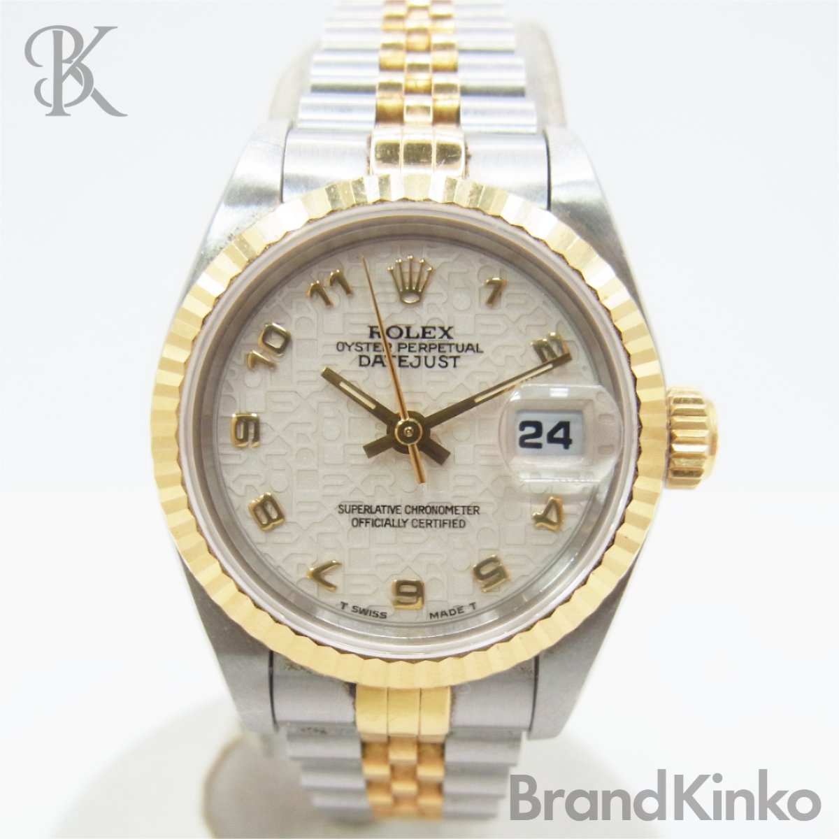 ロレックス 69173 デイトジャスト S番 コンピューター文字盤 アラビア SS&times;YG 自動巻き オートマ ROLEX 稼働品 中古 ＋【中古】｜ブランド金庫　店