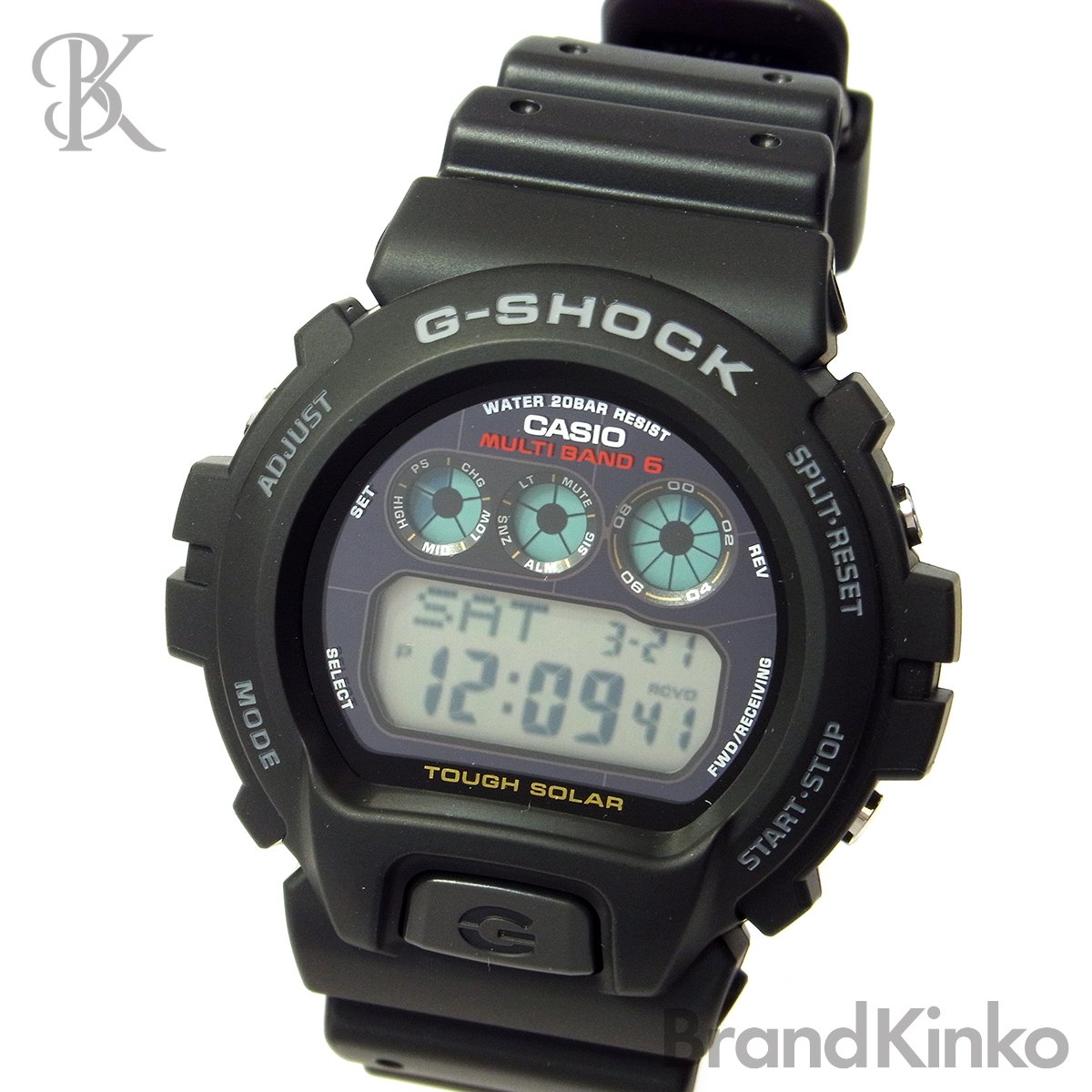 推定未使用品 カシオ G-SHOCK GW-6900U-1JF メンズ 腕時計 デジタル ソーラー 黒 ブラック 動作品 CASIO 〓 【中古】