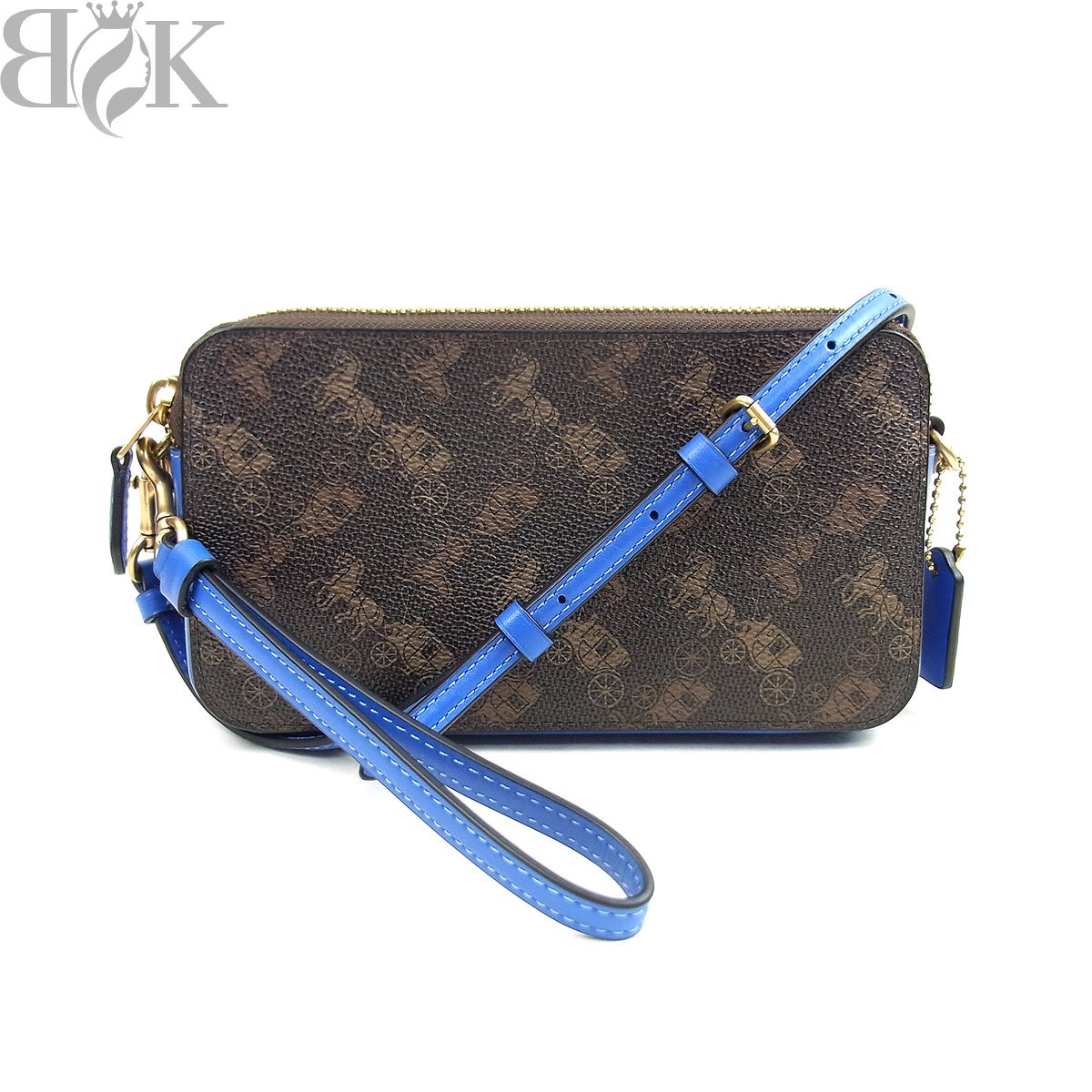 希少 美品 コーチ メッセンジャーバッグ ホースアンドキャリッジ 斜め掛け 黒 COACH】コーチ コーティングキャンバス スムースレザー ホース