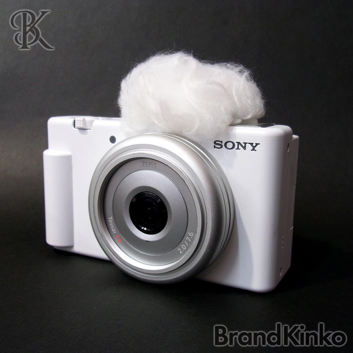押し出し美品 ソニー VLOGCAM ZV-1F デジタル写真機 2.0/7.6 通電突き止める済 ジャンク取りまわし 長期間納める品 SONY 〓 【中古】