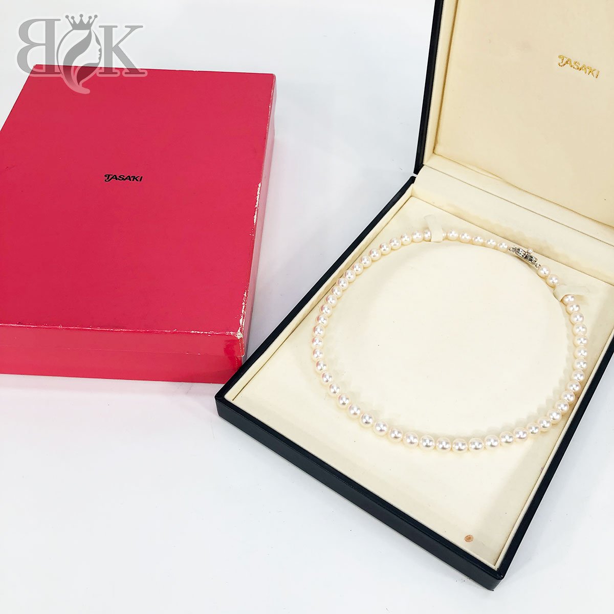 極美品✨TASAKI 田崎真珠 あこや真珠 刻印　ロングパールネックレス 箱つき 楽天市場】【送料無料】【本物】TASAKI☆タサキ☆田崎真珠