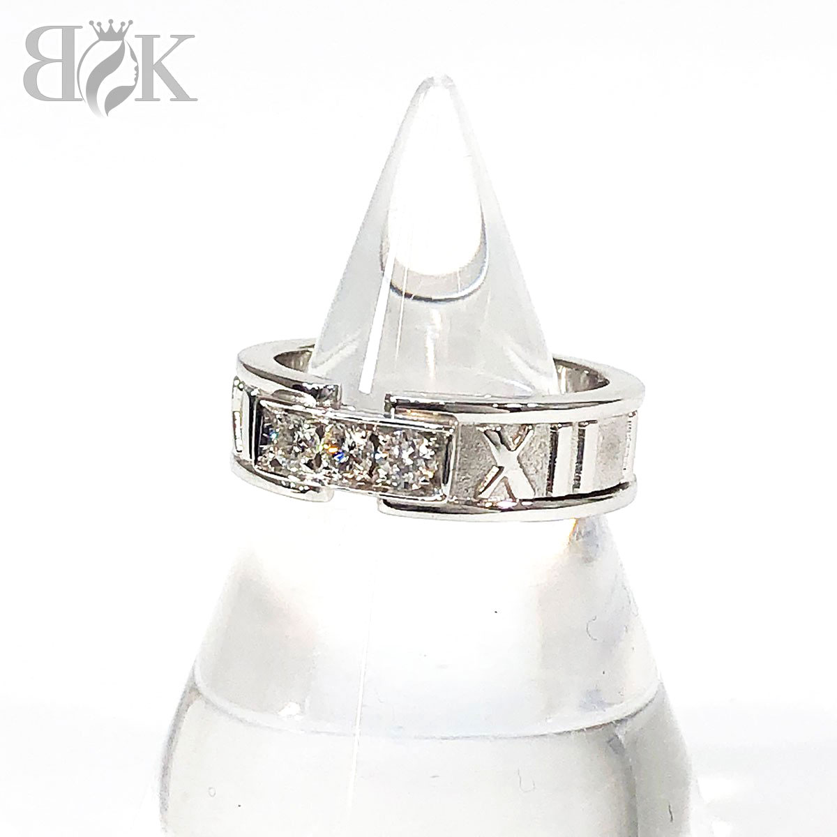 楽天市場】ティファニー アトラスナロー 3P ダイヤモンド リング・指輪