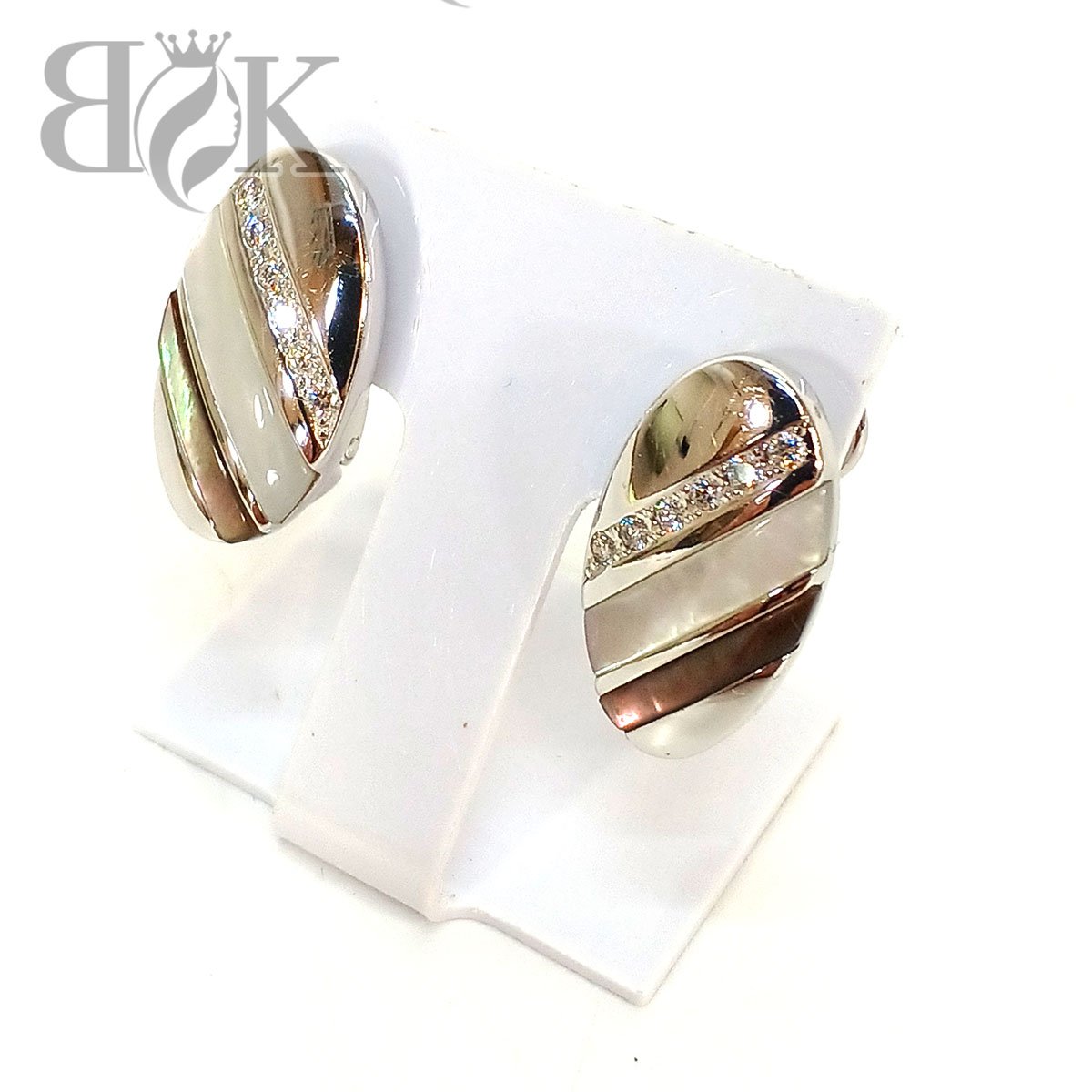 タサキ　ホワイトゴールド　ダイヤピアス 楽天市場】タサキ ダイヤモンド ピンクサファイア ピアス K18ホワイト