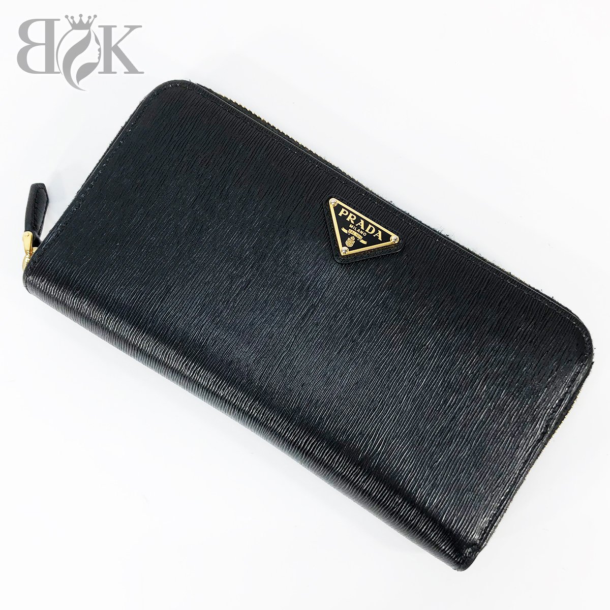 美品【早い者勝ち】PRADA プラダ　長財布　カモ柄 PRADA/プラダ】 ラウンドファスナー 長財布 ナイロン/レザー