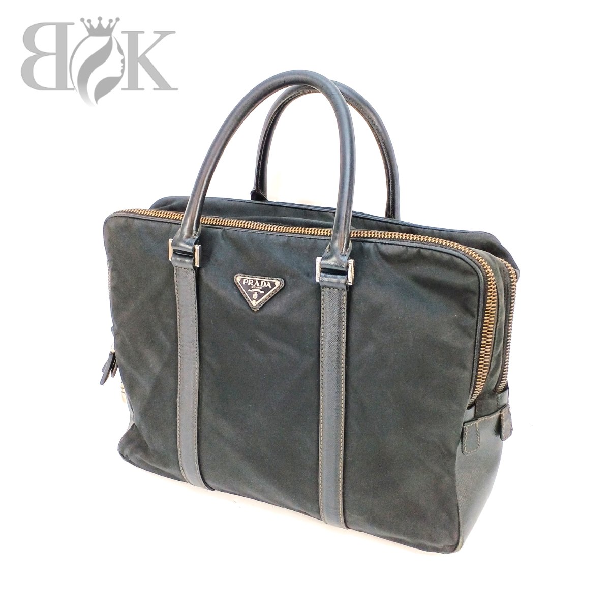 楽天市場】【中古】 プラダ PRADA トートバッグ ビジネスバッグ