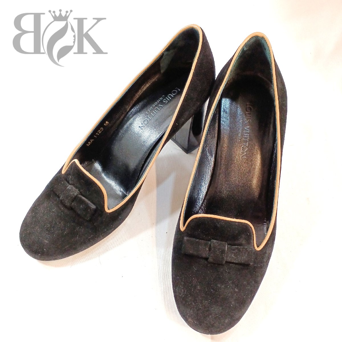 楽天市場】ルイ・ヴィトン LOUIS VUITTON パンプス リボン NQ0036