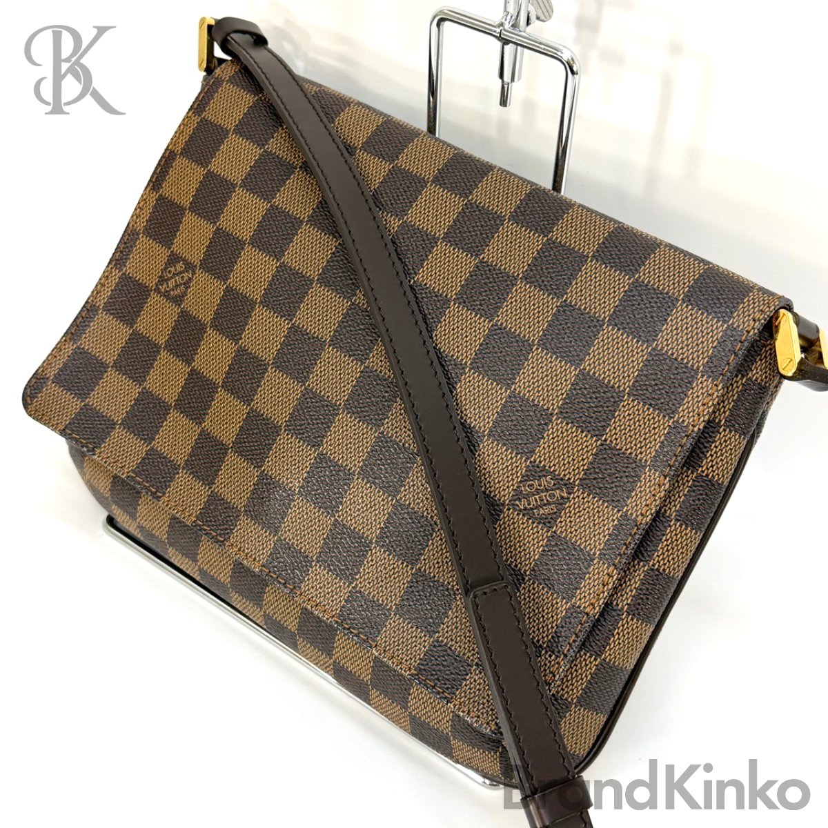 美品 ルイヴィトン N51255 LM0074 ダミエ ミュゼットタンゴ 赤銅色系 男女兼用 鞄 LOUIS VUITTON 中古 ★【中古】