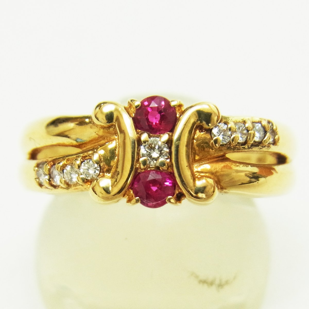 CELINE　セリーヌ　リング　ピンクゴールド 楽天市場】CELINE セリーヌ ワンポイントダイヤリング ピンク