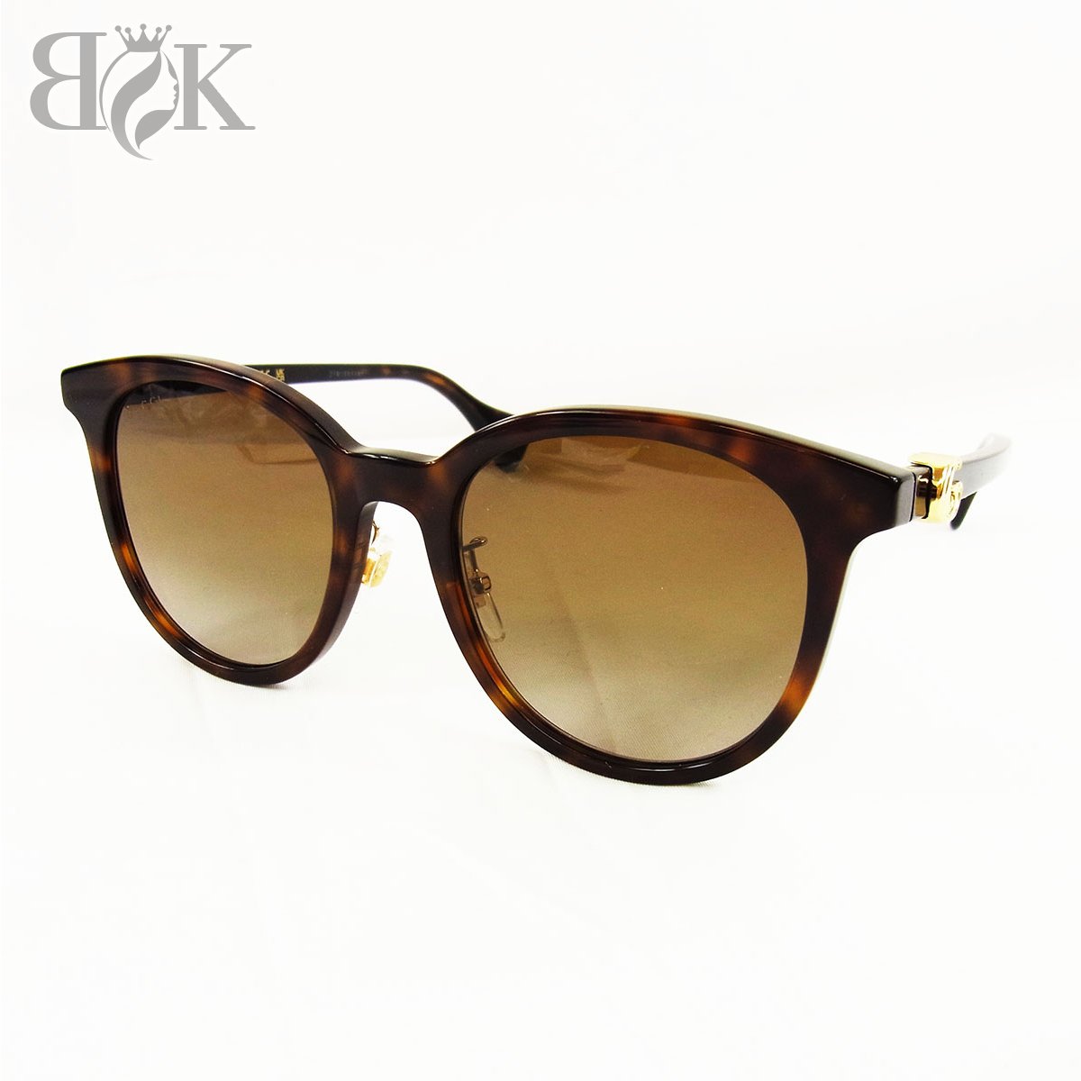 見せびらかす品 グッチ 黒眼鏡 GG1073SK 54□21-145 ベッコウ柄 GUCCI ■
