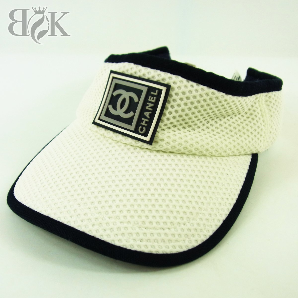 シャネル CC ココマーク スポーツライン パンチング 帽子 サンバイザー シャネル CC ココマーク スポーツライン パンチング 帽子 サンバイザー