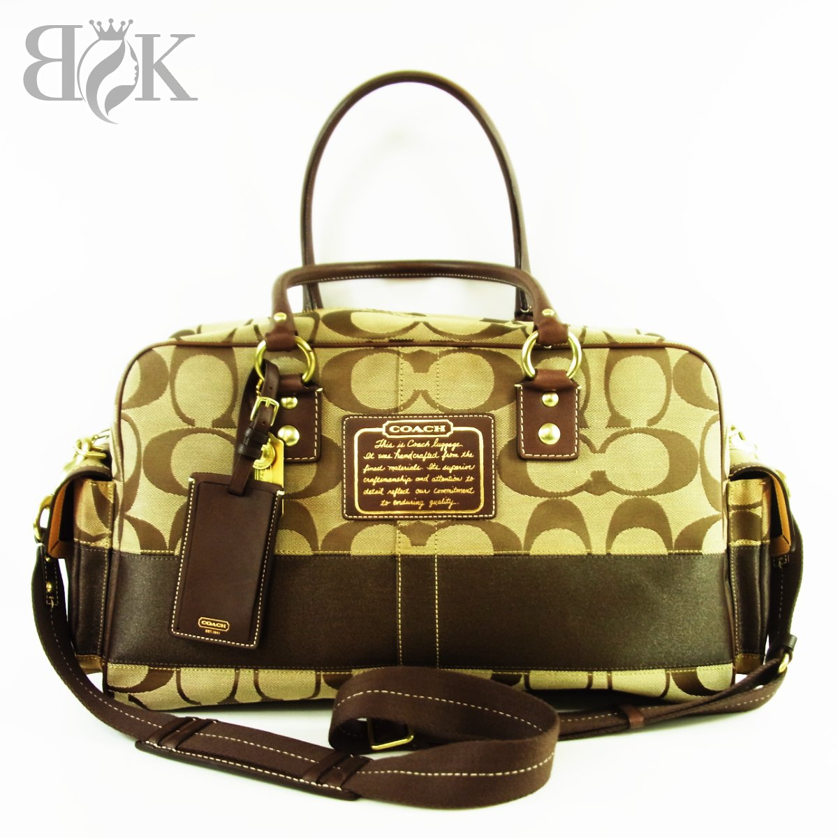 コーチ職 書き判 2WAY ボストンバッグ ショルダーバッグ 10392 レディース COACH ■【中古】