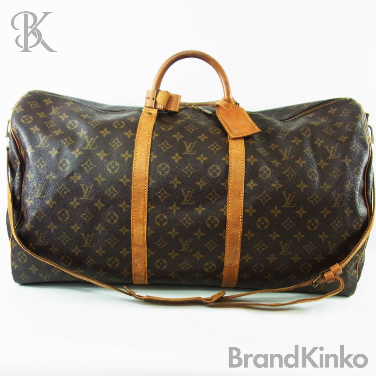 ヴィトン キーポル60 バンドリエール M41412 モノグラム ボストンバッグ 旅する鞄 VI874 LOUIS VUITTON ■【中古】