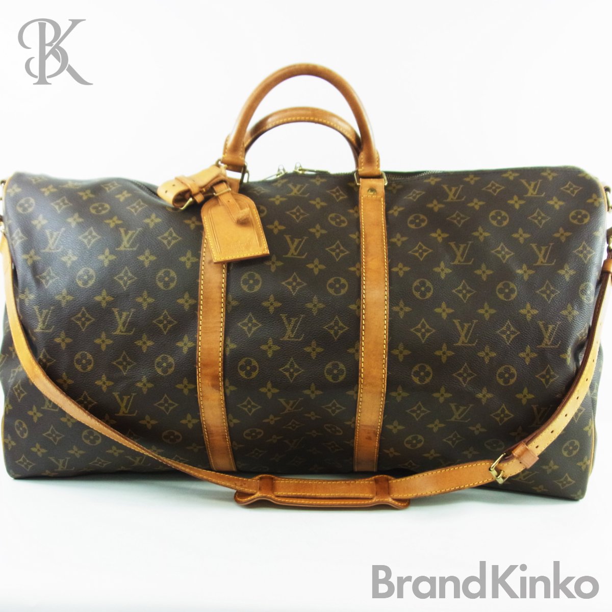 ヴィトン キーポル60 バンドリエール M41412 モノグラム ボストンバッグ 旅する鞄 VI0954 LOUIS VUITTON  ■【中古】