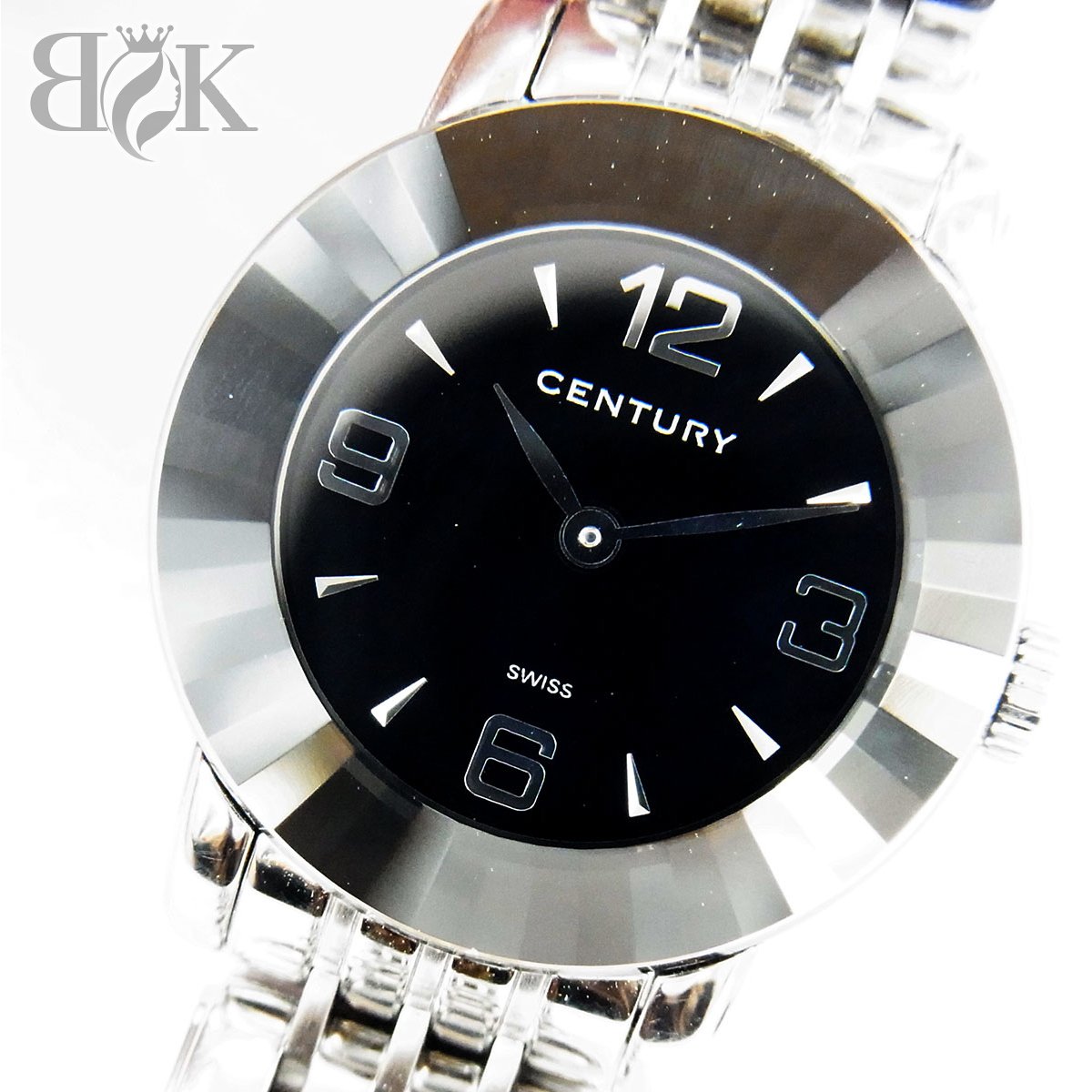 センチュリー クォーツ 648.7.S.L51.12.SF 黒文字盤 レディース 腕時計 稼働品 CENTURY ■【中古】｜ブランド金庫　店 42,055円