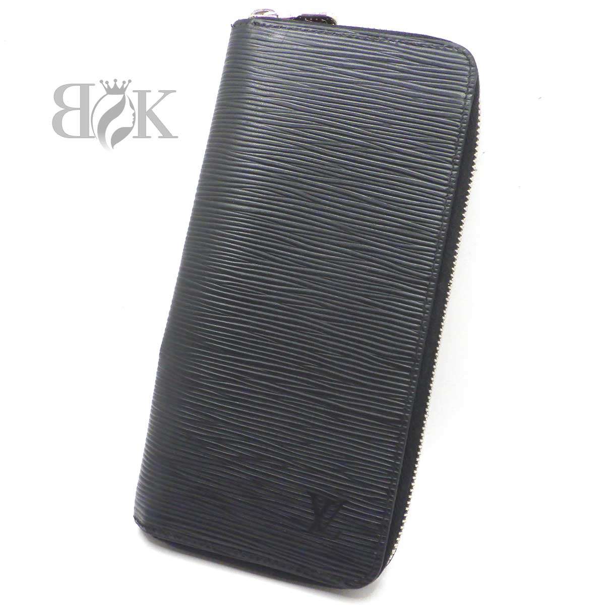 ヴィトン M60695 エピ ジッピーウォレットヴェルティカル 黒いこと RFID 歌留多14 箱 保護すること袋 ● 【中古】