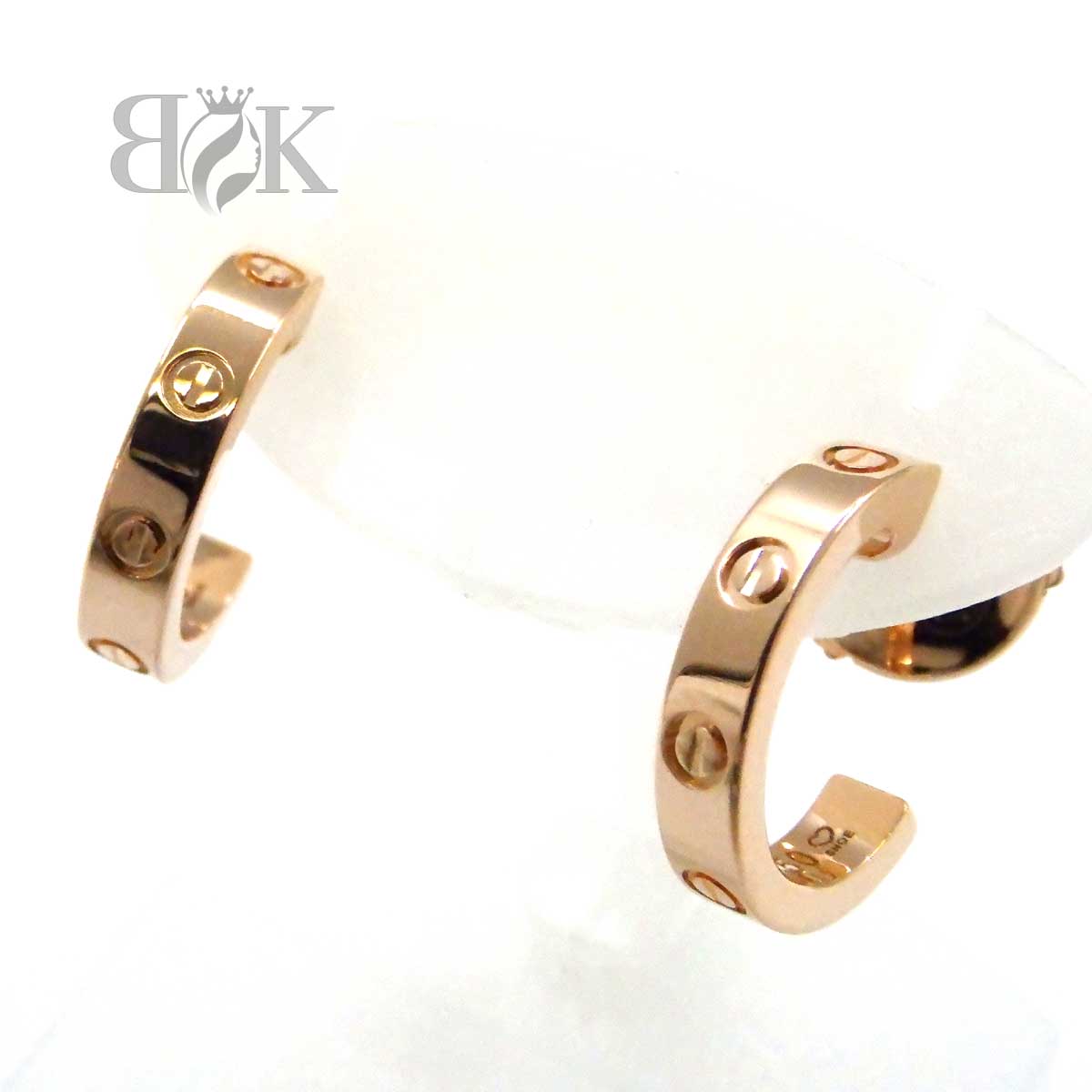 現行　カルティエ　ラブ　シングルピアス　K18YG B8301421 楽天市場】カルティエ Cartier ピアス ラブ シングル B8301421