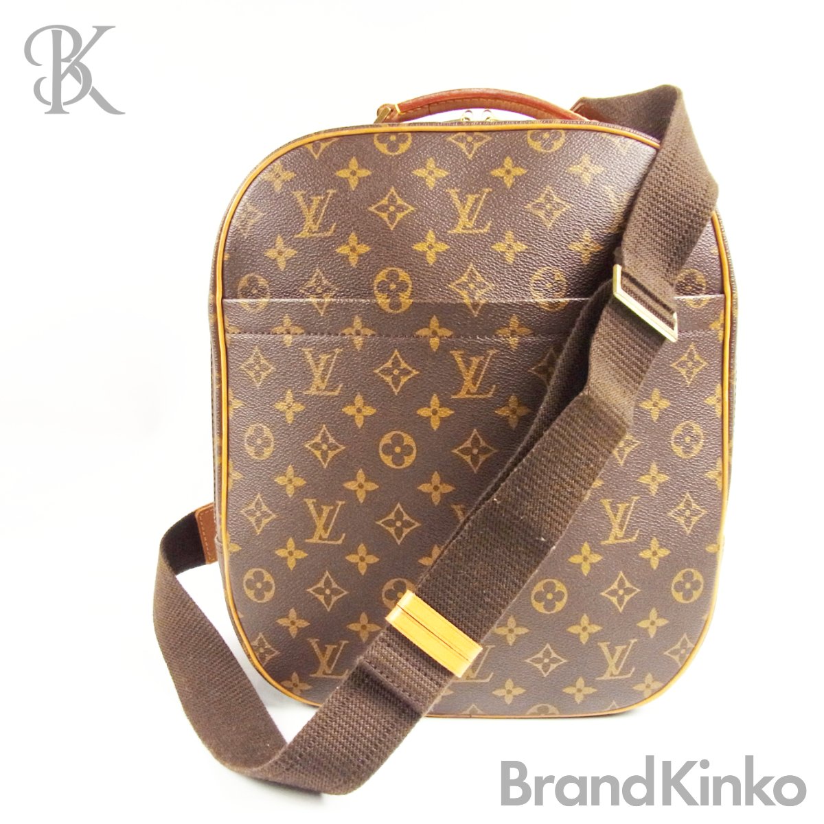 ルイヴィトン モノグラム パックオール・サックアド M51132/BA1020 曲がった掛け ショルダーバッグ LOUIS VUITTON 中古美品 ♪【中古】