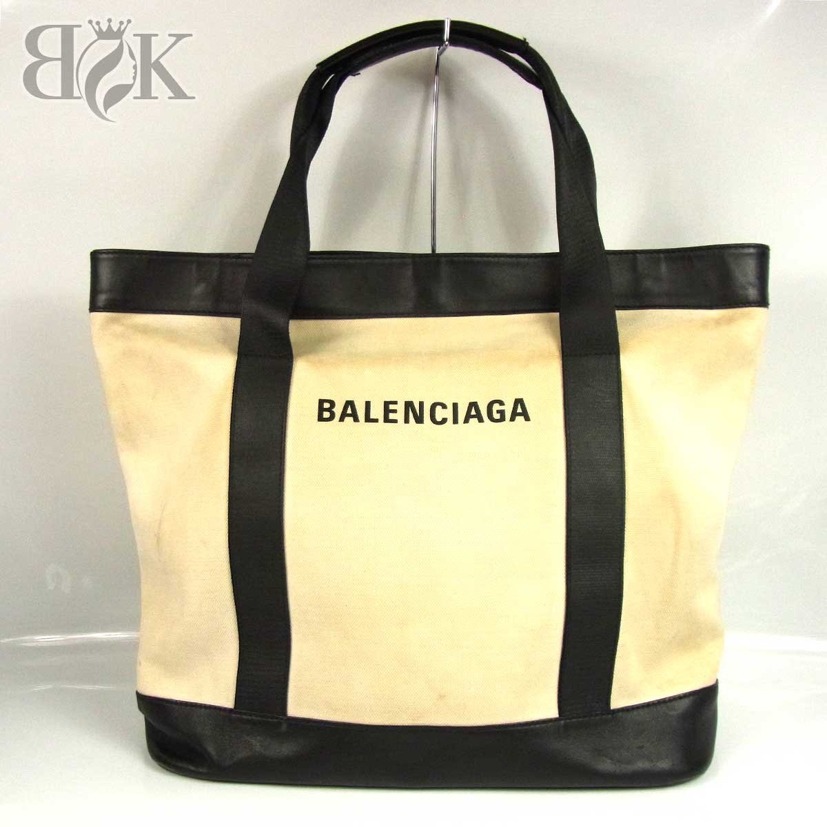 楽天市場】【バレンシアガ】Balenciaga ネイビーカバス S キャンバス