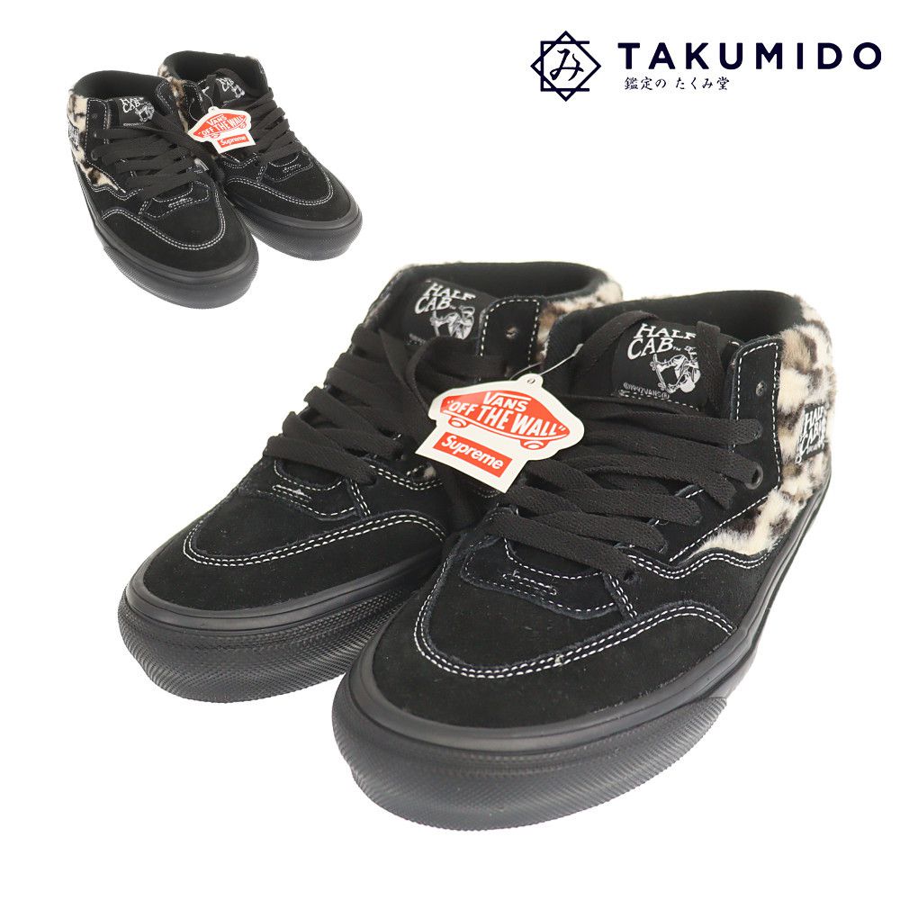 Supreme ヒョウ柄 Vans スニーカー 302fw23sne4_bk3.jpg