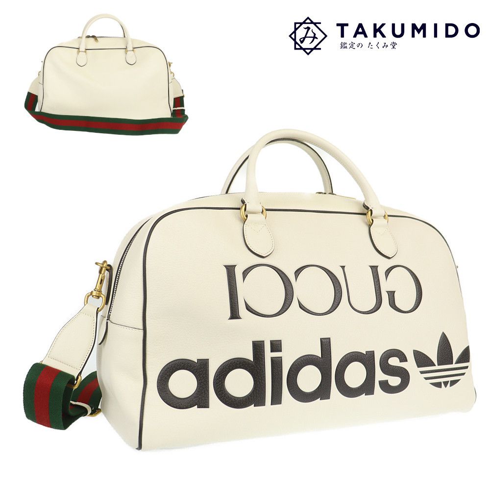 楽天市場】グッチ GUCCI ボストンバッグ 2Wayバッグ ×adidas レザー