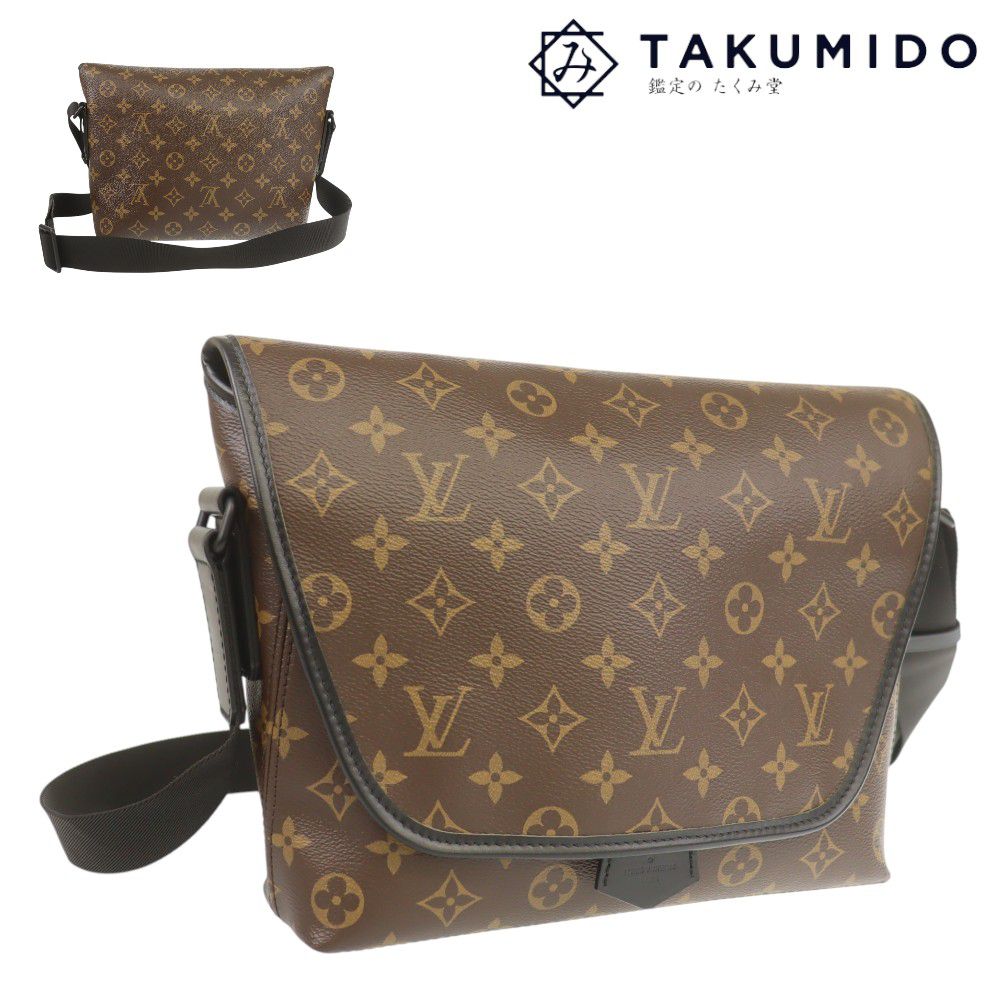 ルイヴィトン ショルダーバッグ マグネティック メッセンジャー M45557 中古 モノグラム マカサー ブラック LOUIS VUITTON 【中古】 | メッセンジャーバッグ メンズ バック 鞄 シンプル LV ルイビトン ブランド ランクSA｜鑑定のたくみ堂 店