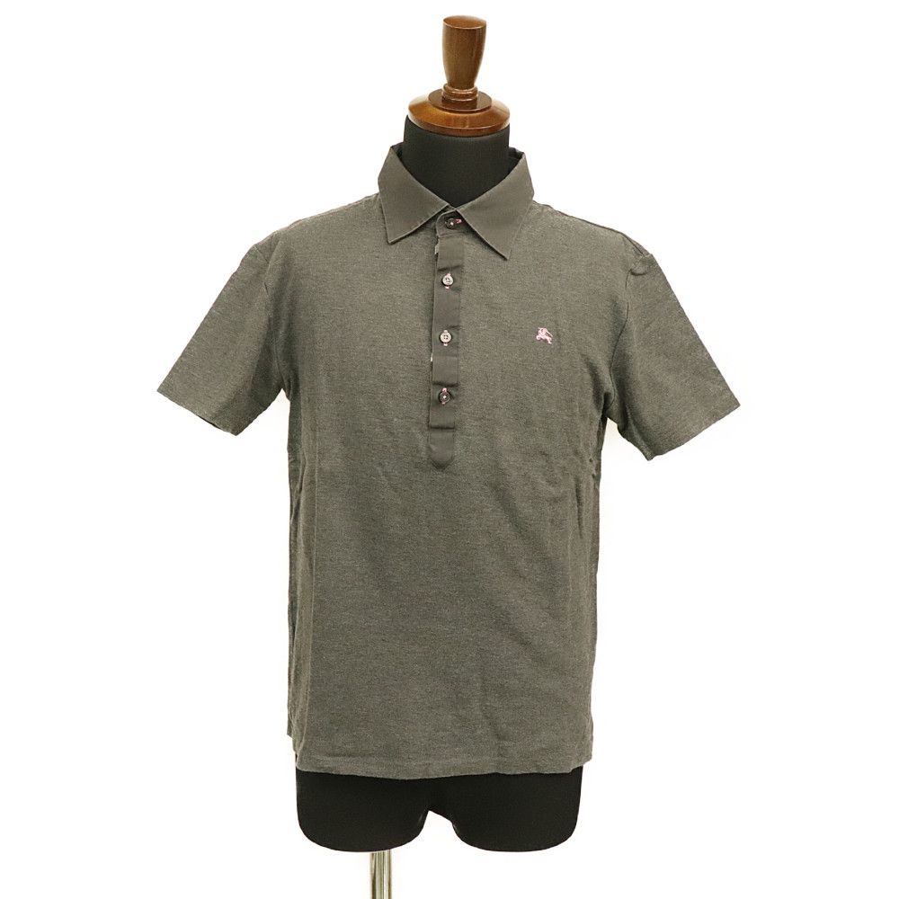 楽天市場 バーバリー ポロシャツ メンズ サイズ2 中古 グレー 綿100 Burberry 中古 ロゴ トップス 半袖 アパレル 服 シンプル カジュアル サマー 夏 ファッション ブランド ピンク Bランク 鑑定のたくみ堂 楽天市場店