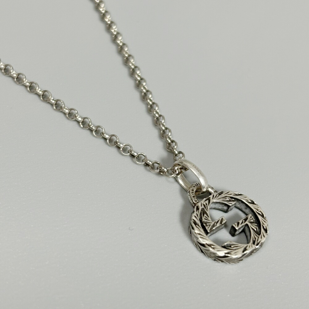 楽天市場】【超美品】 グッチ ネックレス GGアイコンリング トップ