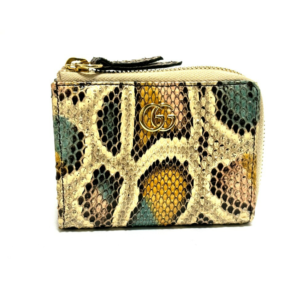 美品　GUCCI グッチ　コインケース GGパターン　小銭入れ　ゴールド 楽天市場】GUCCI グッチ コインケースファスナー小銭入れ GG