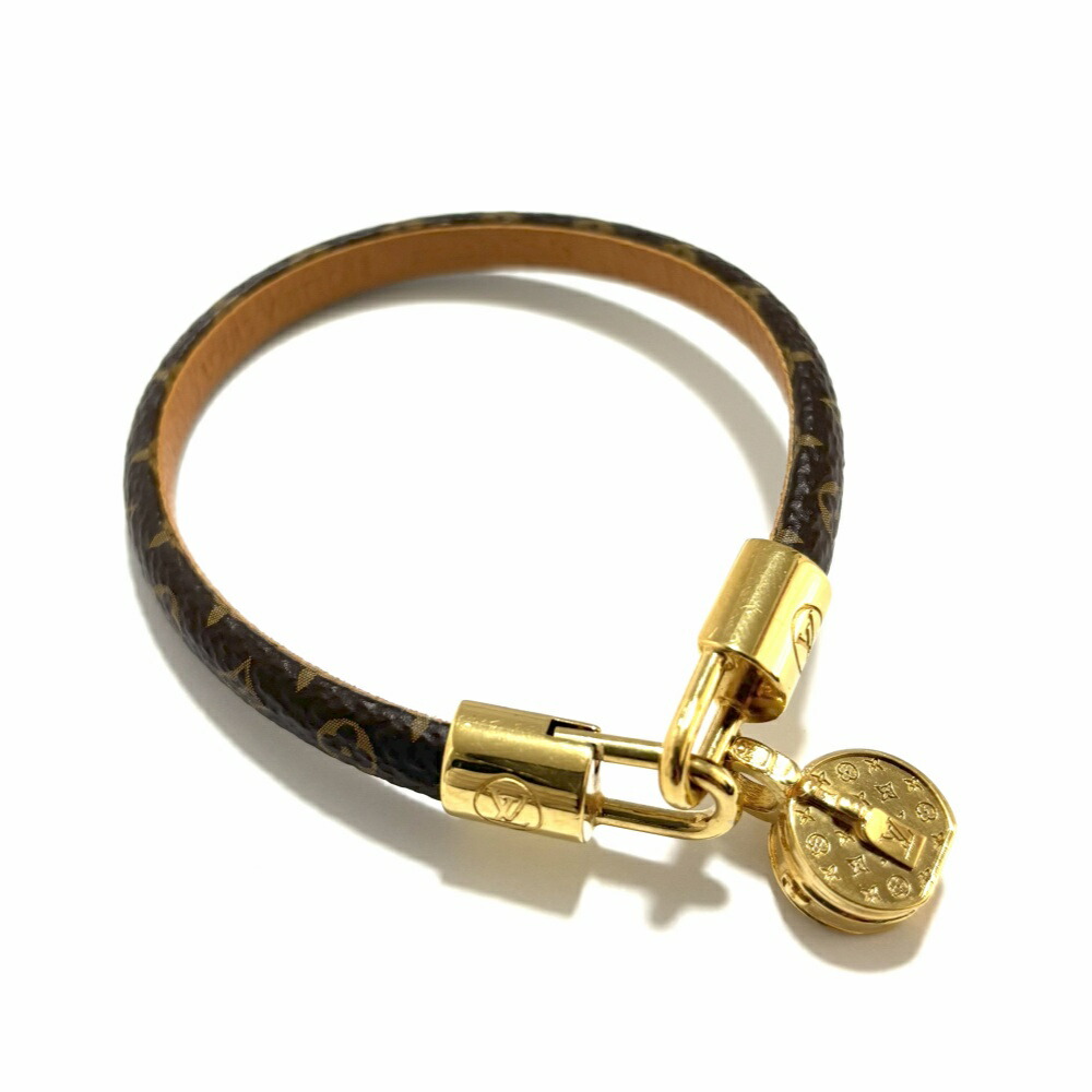 【最大3000円～クーポンSALE！！】LOUIS VUITTON ルイヴィトン ブラスレ・LV・トリビュート 19 ブレスレット モノグラム M6442E アクセサリー モノグラムキャンバス ブラウン レディース【中古】