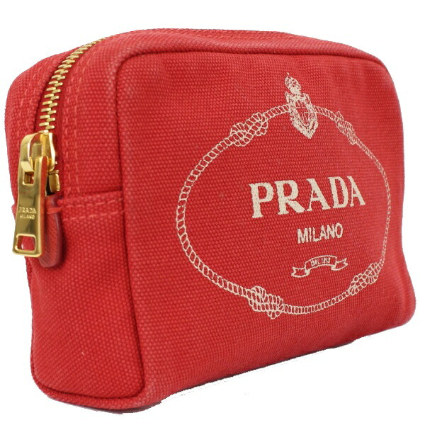 PRADA♡カナパポーチ ROSSO(レッド) 1NA021 | www.bauen.com.ar