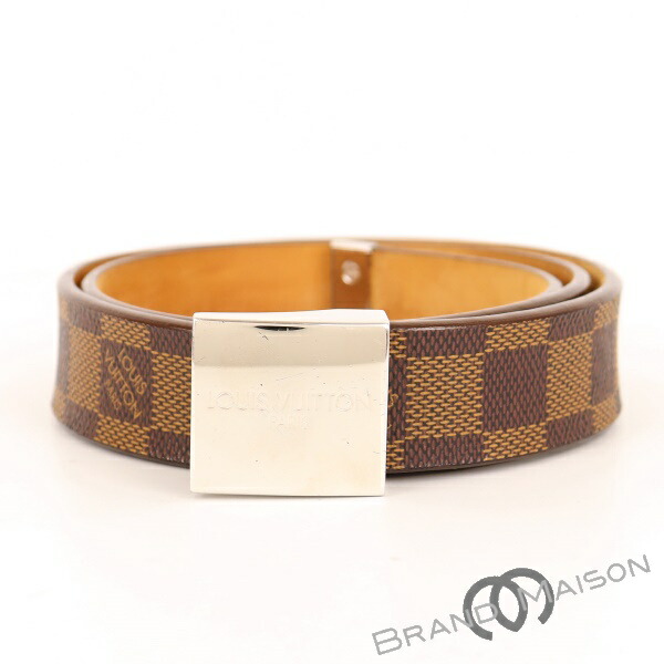 楽天市場】LOUIS VUITTON ルイ ヴィトン ダミエ サンチュール キャレ