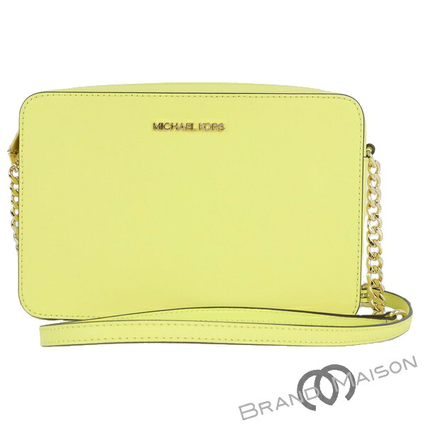 未使用品【マイケルコース】チェーンショルダーバッグ/イエロー/ゴールド金具/MICHAEL KORS【中古】