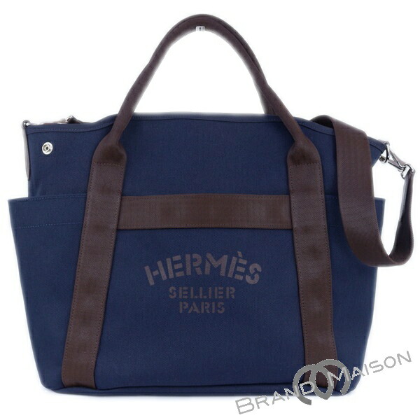 お値下げ　エルメス　サックドパンサージュ　キャンバス　ショルダー HERMES エルメス トートバッグ サック ド パンサージュ グルーム