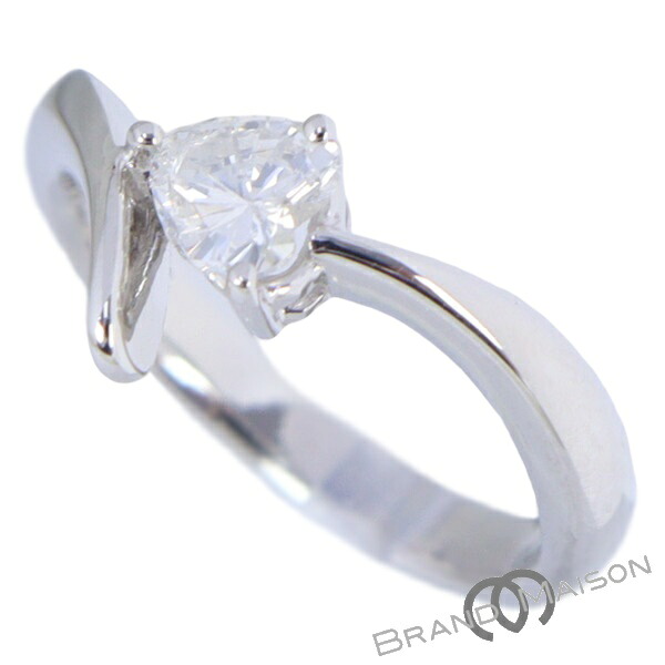 新品同様【ジュエリー】ダイヤモンドリング/ハートシェイプ/Pt900/11号/5.7g/0.453ｃt/指輪/レディース/アクセサリー【中古】｜ブランドメゾン