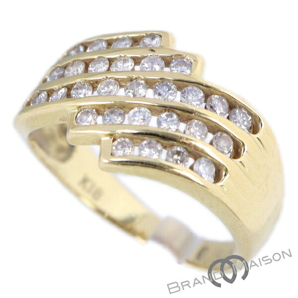 Aランク【ジュエリー】ダイヤモンドリング/K18YG/11号/3.3g/0.50ct/イエローゴールド/レディース/アクセサリー 82,390円