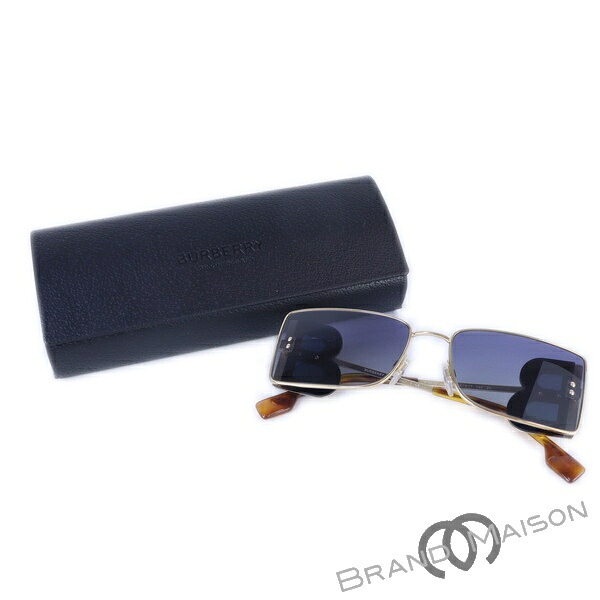 Aランク【バーバリー】サングラス/BE3110 10174/レディース/スクエア/ゴールド/グレー/ハバナ/Burberry｜ブランドメゾン
