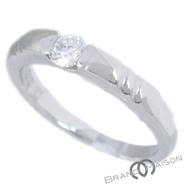 Aランク【ジュエリー】ダイヤモンドリング/Pt900/8号/3.8g/0.20ct/指輪/レディース/アクセサリー【中古】｜ブランドメゾン