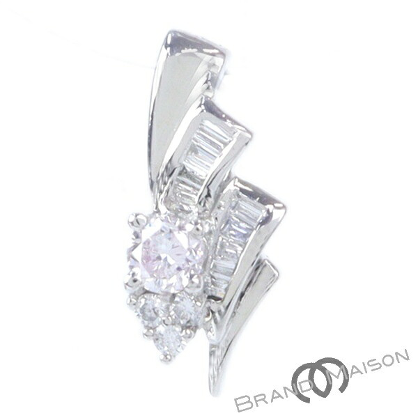 新品同様【ジュエリー】ピンクダイヤモンドトップ/Pt900/2.0g/0.193ct/0.19ct/レディース/アクセサリー｜ブランドメゾン