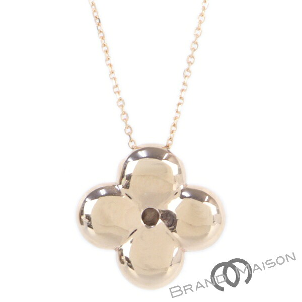 Aランク【ジュエリー】デザインネックレス/K18PG/50cm/5.8g/レディース/アクセサリー