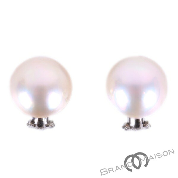 Aランク【タサキ真珠】パールイヤリング/SV925/シルバー/TASAKI/レディース/アクセサリー｜ブランドメゾン
