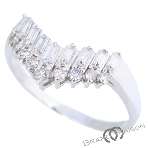 ジュエリー/ダイヤモンドリング/Pt900/18.5号/4.8g/0.50ct/指輪/レディース/アクセサリー【中古】｜ブランドメゾン